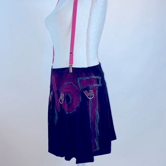 Riot Grrrl suspender skort - Picture 3 of 9